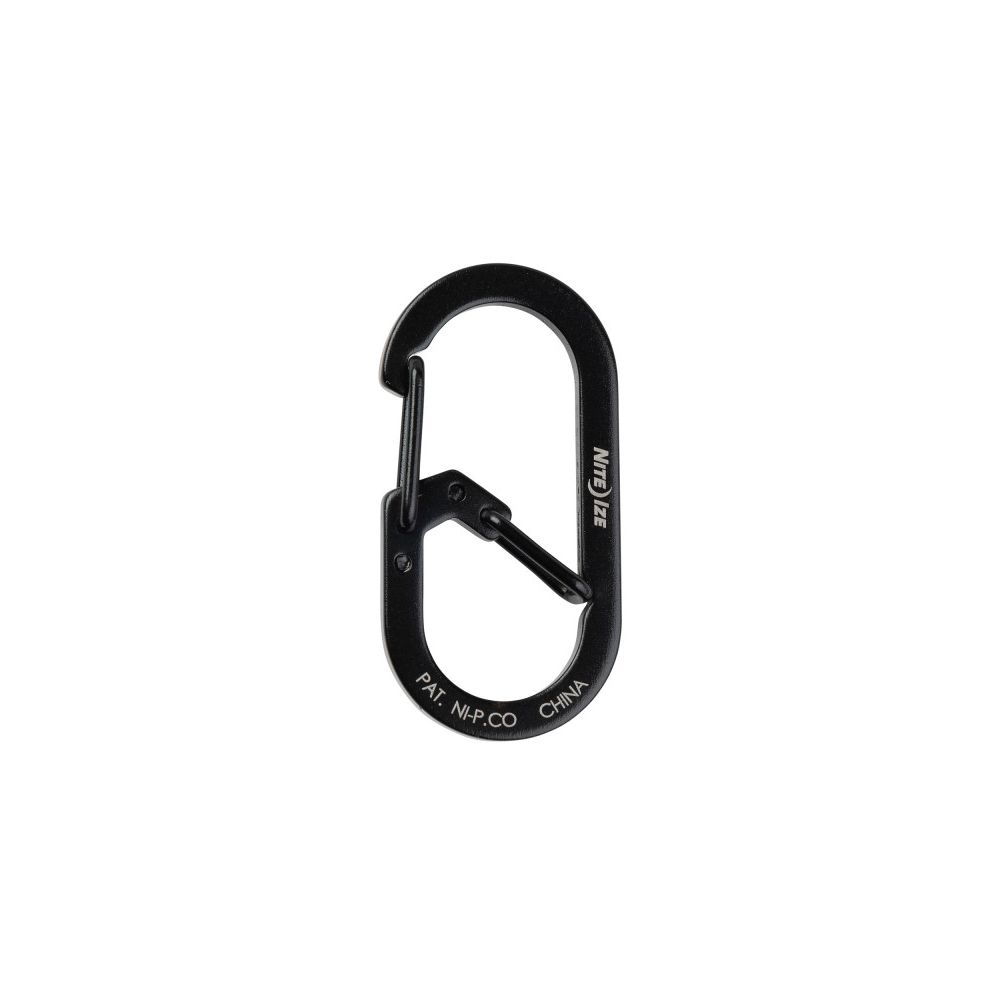 Nite-Ize G-Series Karabijnhaak 2-Pack Zwart #1 Zwart NI GS1-01-2R6 gadgets en handigheden online bestellen bij Kathmandu Outdoor & Travel