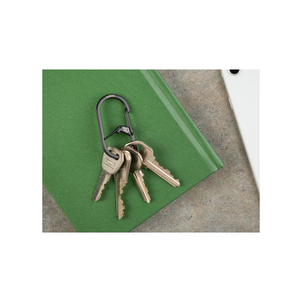 Nite-Ize G-Series Karabijnhaak Zwart #2 Zwart NI GS2-01-R6 gadgets en handigheden online bestellen bij Kathmandu Outdoor & Travel