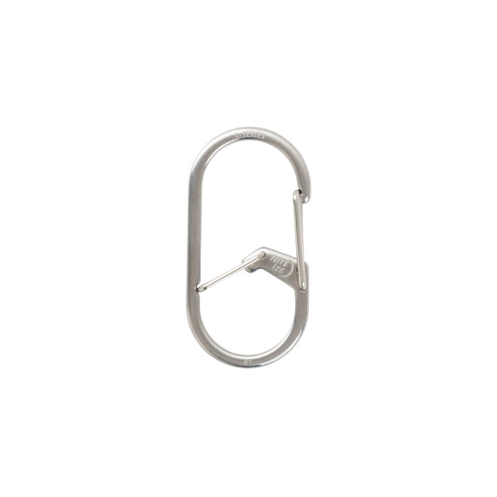 Nite-Ize G-Series Karabijnhaak Zilver #2 Zilver NI GS2-11-R6 gadgets en handigheden online bestellen bij Kathmandu Outdoor & Travel