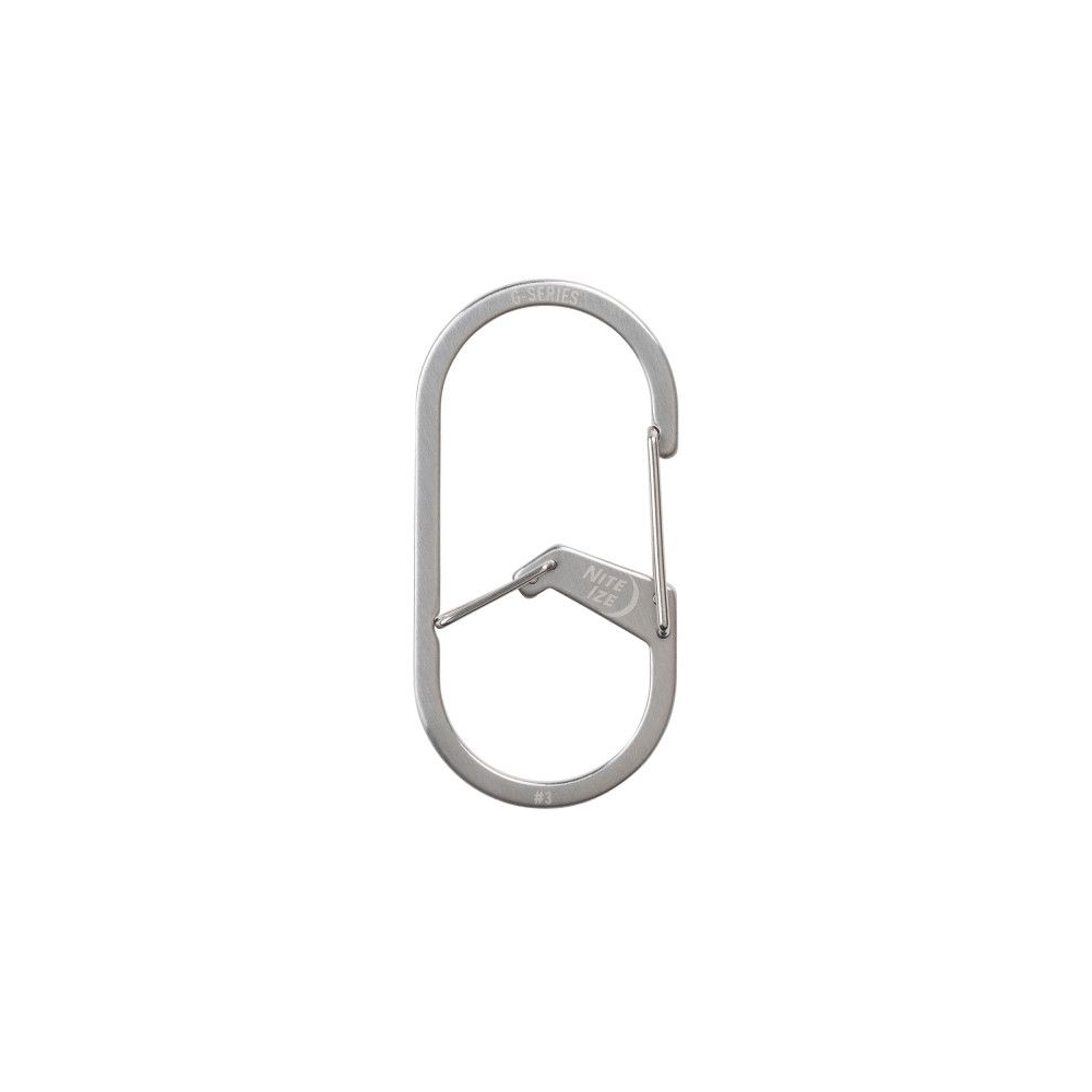 Nite-Ize G-Series Karabijnhaak Zilver #3 Zilver NI GS3-11-R6 gadgets en handigheden online bestellen bij Kathmandu Outdoor & Travel