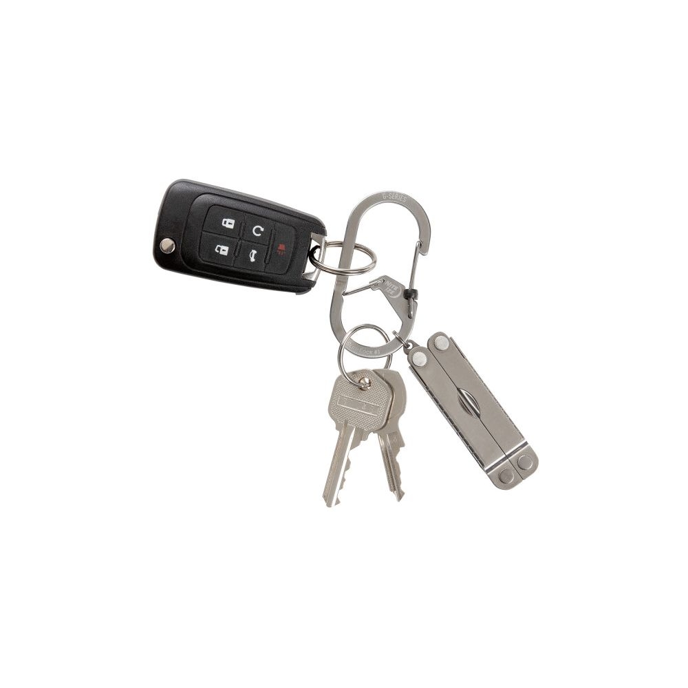 Nite-Ize G-Series Karabijnhaak Slidelock Zilver #3 Zilver NI GSL3-11-R6 gadgets en handigheden online bestellen bij Kathmandu Outdoor & Travel