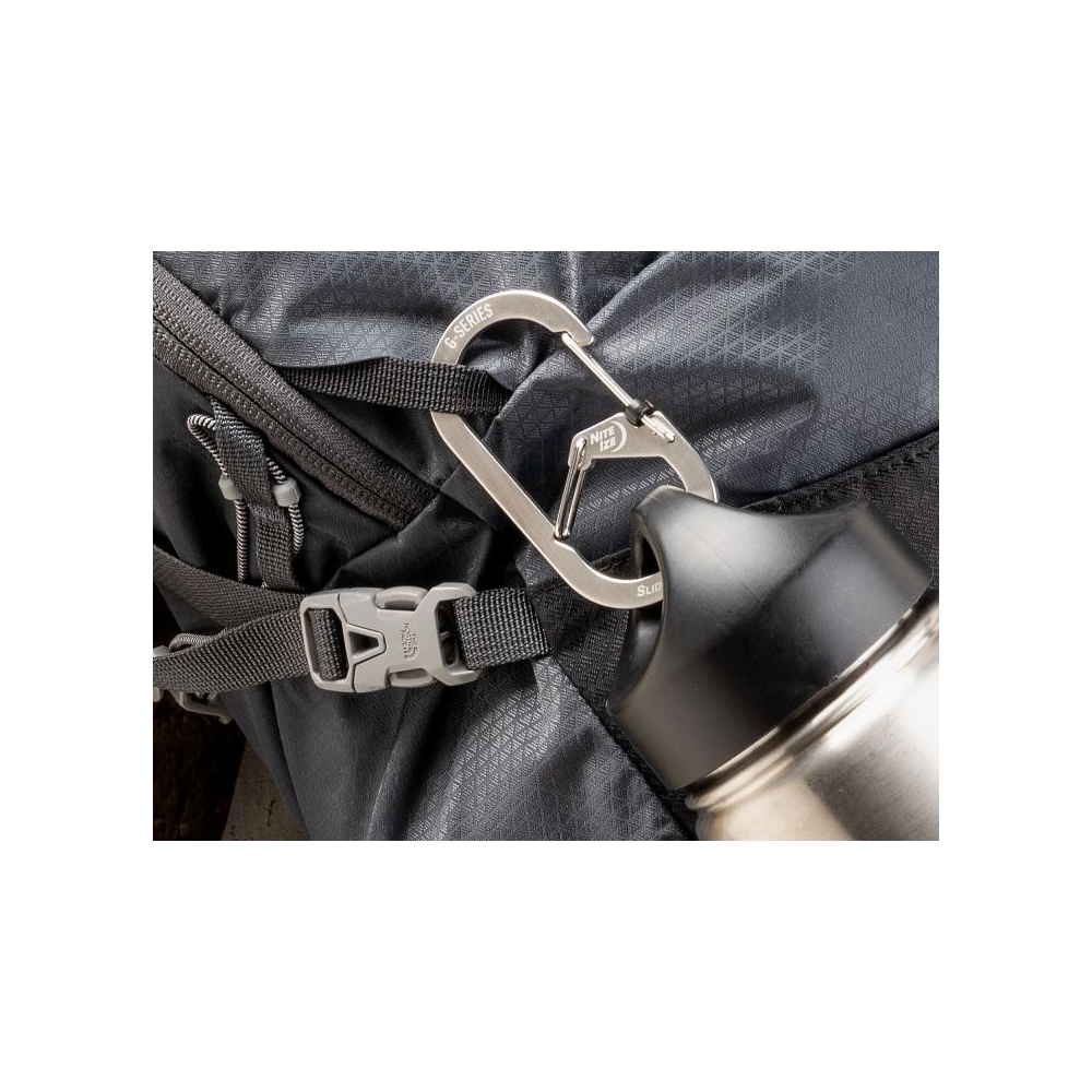 Nite-Ize G-Series Karabijnhaak Slidelock Zilver #4 Zilver NI GSL4-11-R6 gadgets en handigheden online bestellen bij Kathmandu Outdoor & Travel