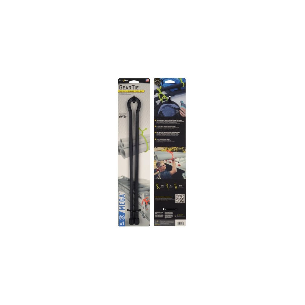 Nite-Ize Gear Tie Allesbinder  81cm Zwart NI GTM32-01-R3 reisaccessoires online bestellen bij Kathmandu Outdoor & Travel