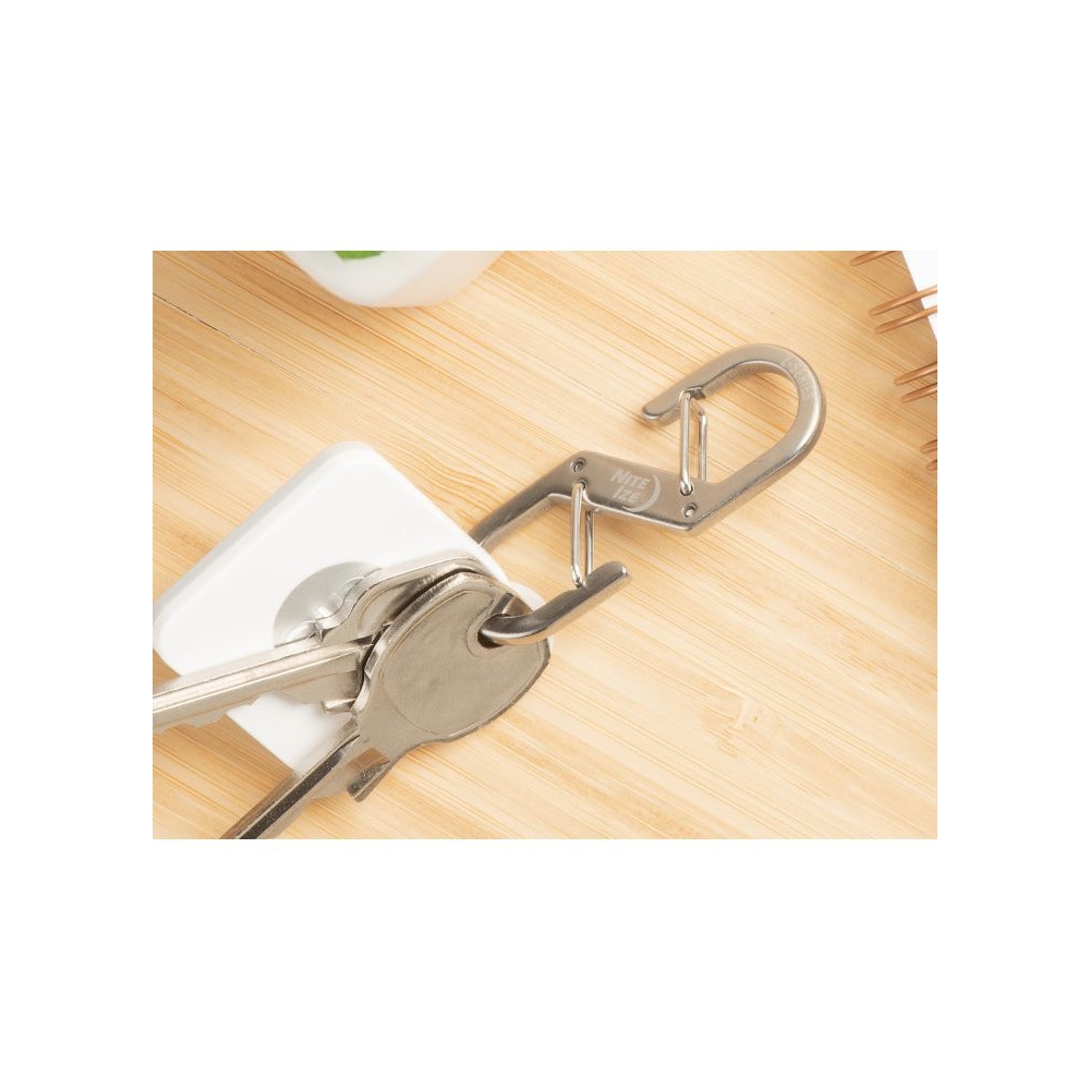 Nite-Ize Z-Series Karabijnhaak Zilver #2 Zilver NI ZS2-11-R6 gadgets en handigheden online bestellen bij Kathmandu Outdoor & Travel
