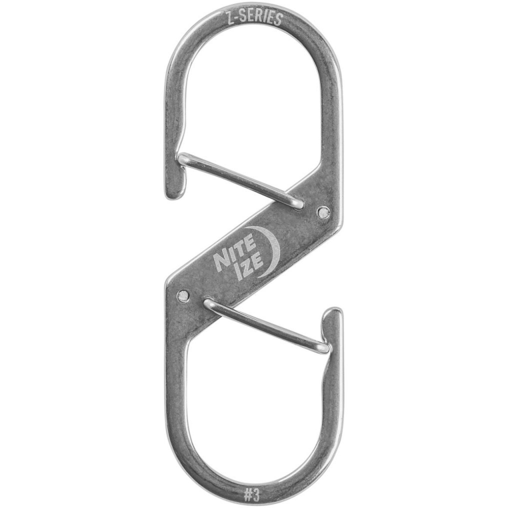 Nite-Ize Z-Series Karabijnhaak Zilver #3 Zilver NI ZS3-11-R6 gadgets en handigheden online bestellen bij Kathmandu Outdoor & Travel
