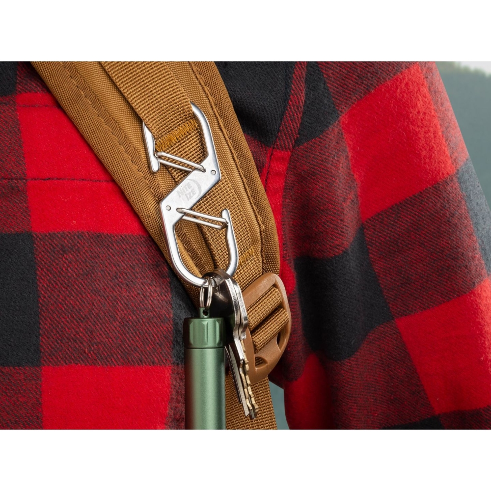Nite-Ize Z-Series Karabijnhaak Zilver #3 Zilver NI ZS3-11-R6 gadgets en handigheden online bestellen bij Kathmandu Outdoor & Travel