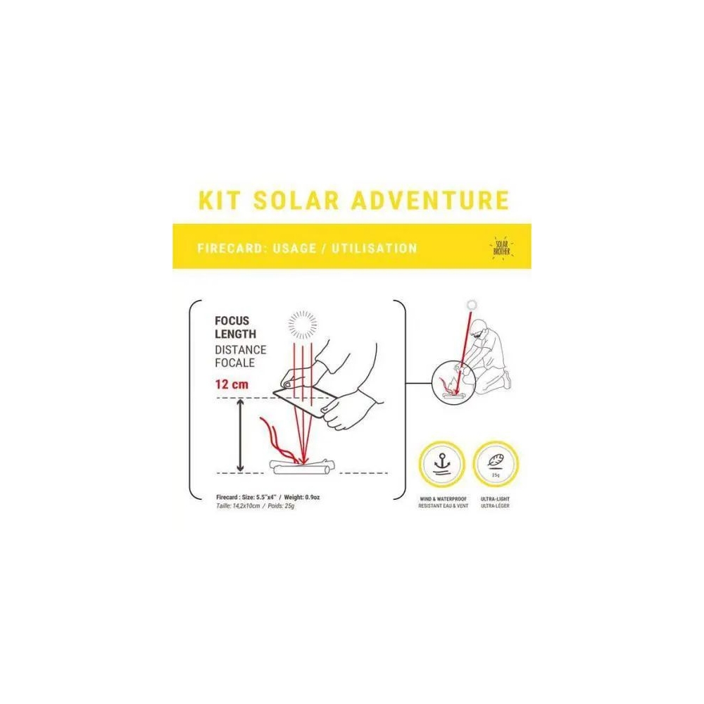 Solar Brother Solar Brother AdventureKit Geel SB ADK-BOX koken online bestellen bij Kathmandu Outdoor & Travel