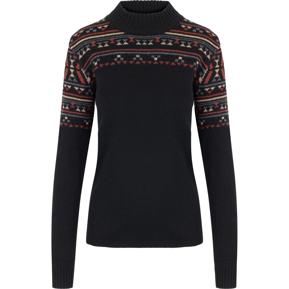 Sherpa Adventure Gear Bhutla Crew Women's Black SW25065-130 fleeces en truien online bestellen bij Kathmandu Outdoor & Travel