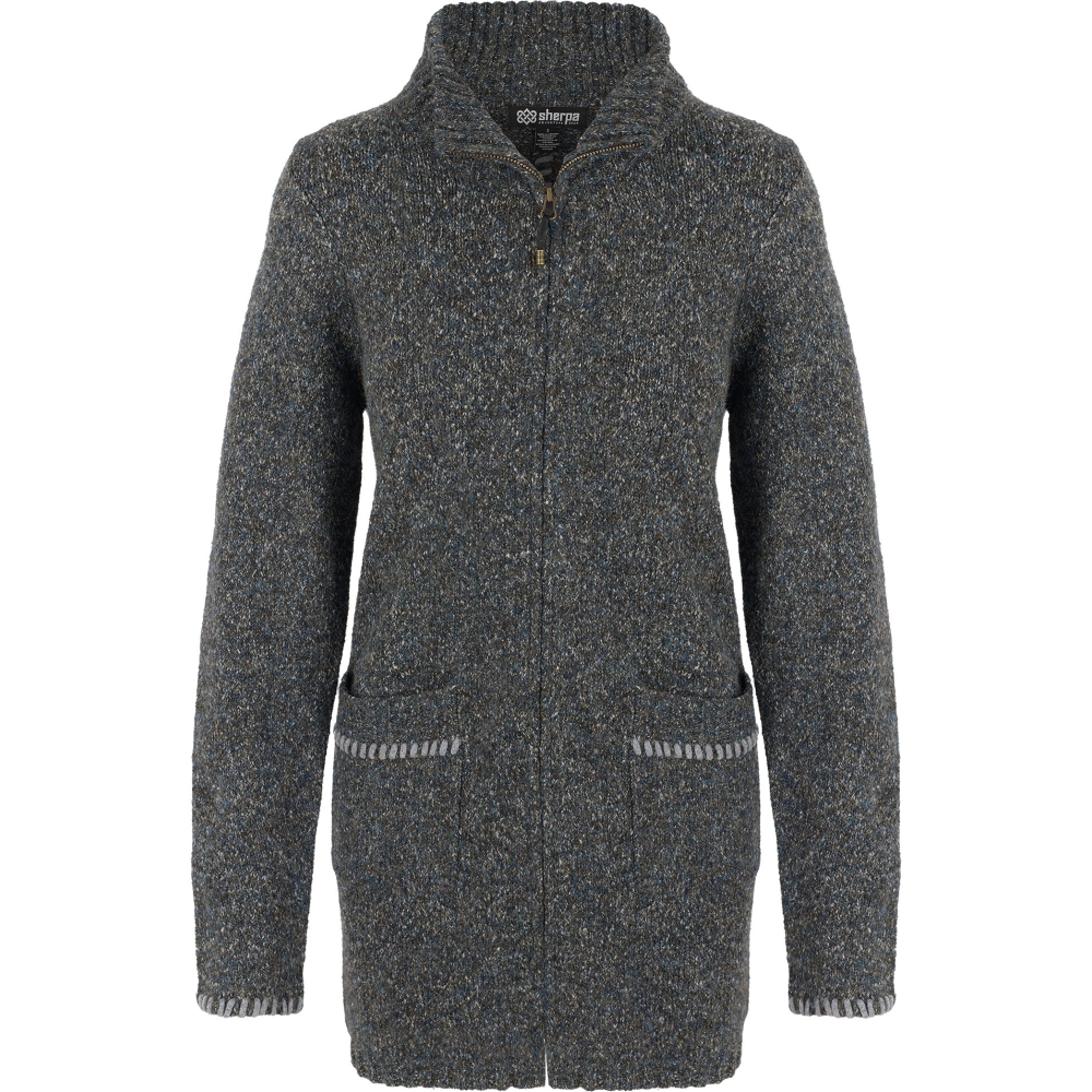 Sherpa Adventure Gear Jaga Full Zip Duster Women's Kharani Grey SW25063-390 fleeces en truien online bestellen bij Kathmandu Outdoor & Travel