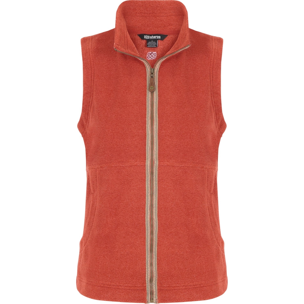 Sherpa Adventure Gear Rolpa Eco Vest Women's Rust SW27005-444 jassen online bestellen bij Kathmandu Outdoor & Travel