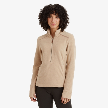 Sherpa Adventure Gear  Rolpa Eco Pullover Zip Women's Bardiya Sand
