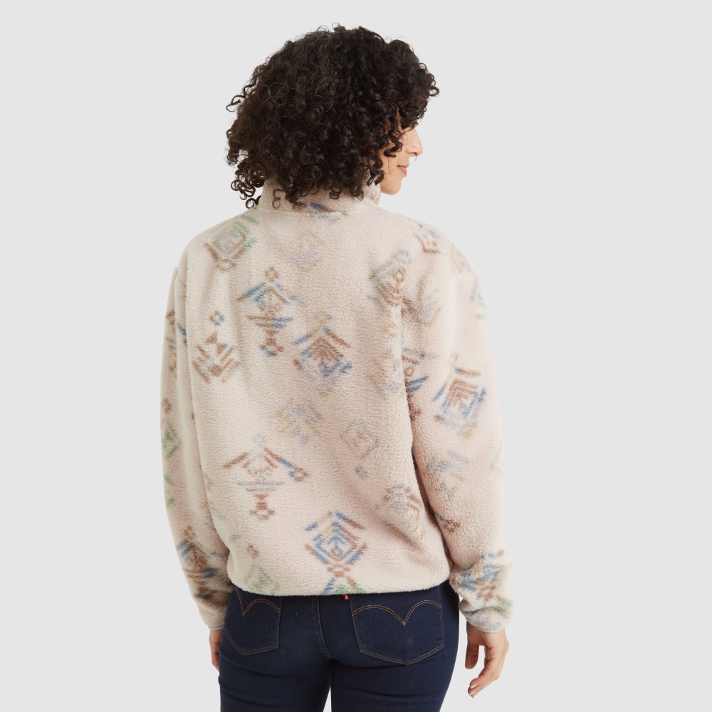 Sherpa Adventure Gear Uddesya Eco 1/4 Zip Women's Goa Sand Yathra SW26033-257 fleeces en truien online bestellen bij Kathmandu Outdoor & Travel