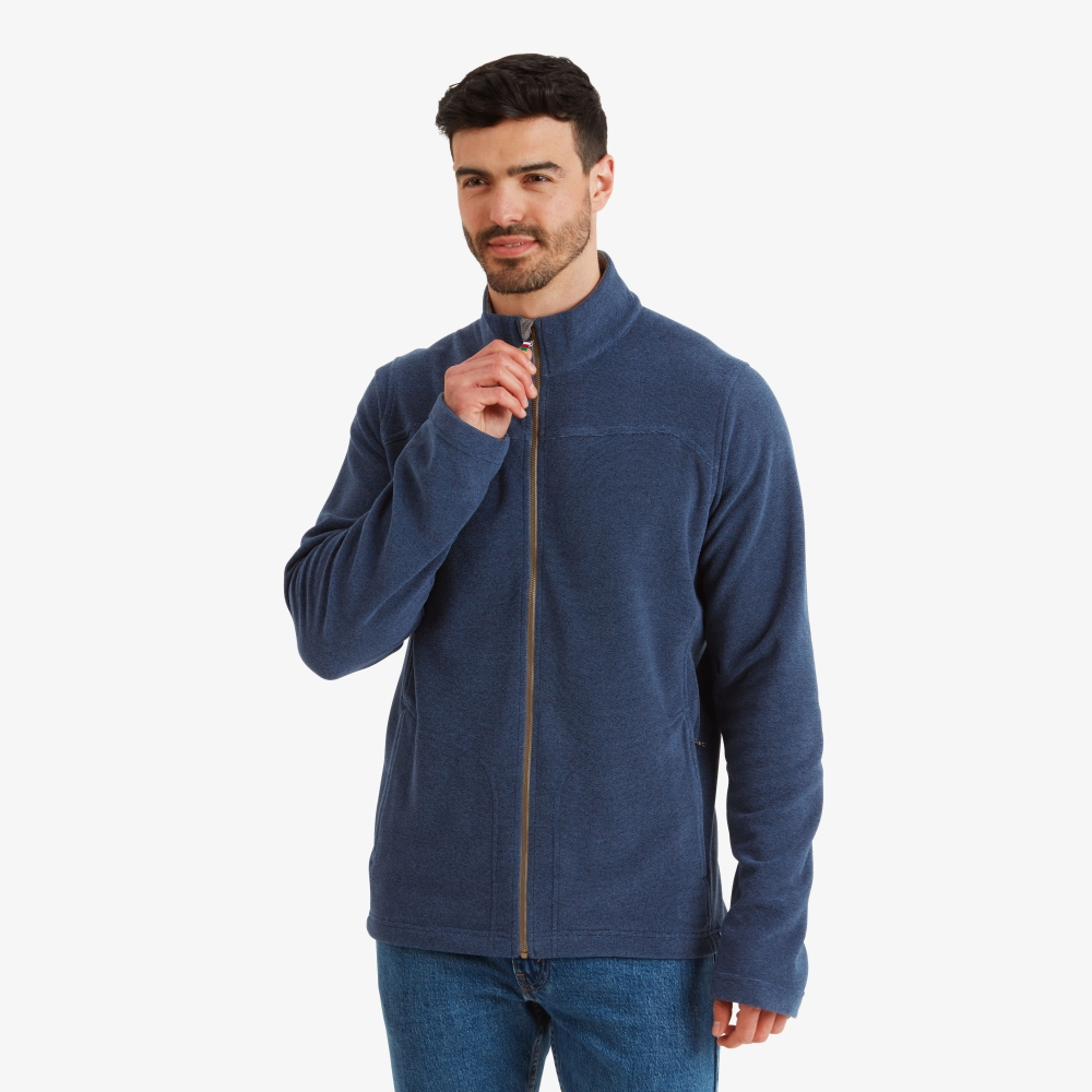 Sherpa Adventure Gear Rolpa Eco Jacket Rathee Blue SM16052-392 fleeces en truien online bestellen bij Kathmandu Outdoor & Travel