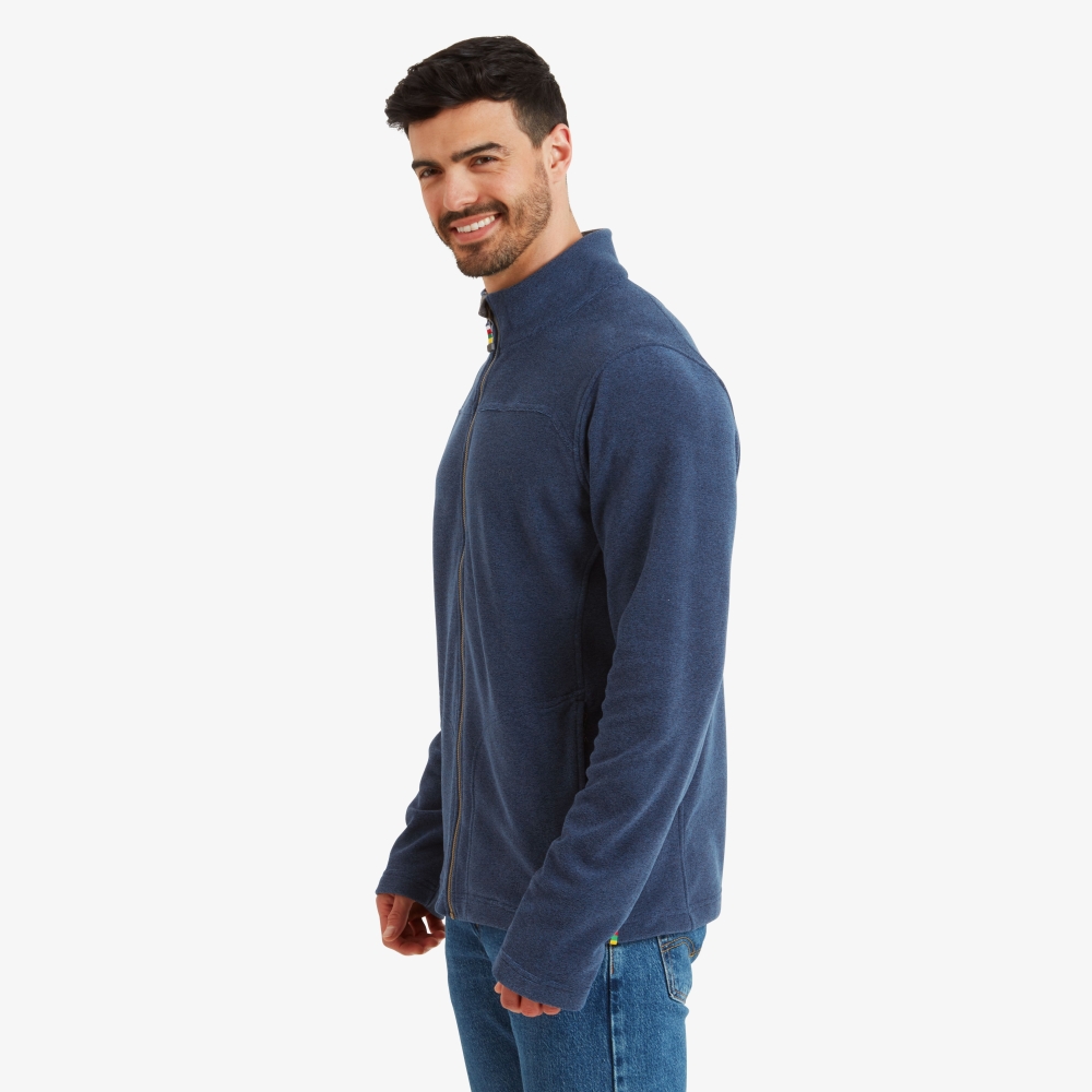 Sherpa Adventure Gear Rolpa Eco Jacket Rathee Blue SM16052-392 fleeces en truien online bestellen bij Kathmandu Outdoor & Travel