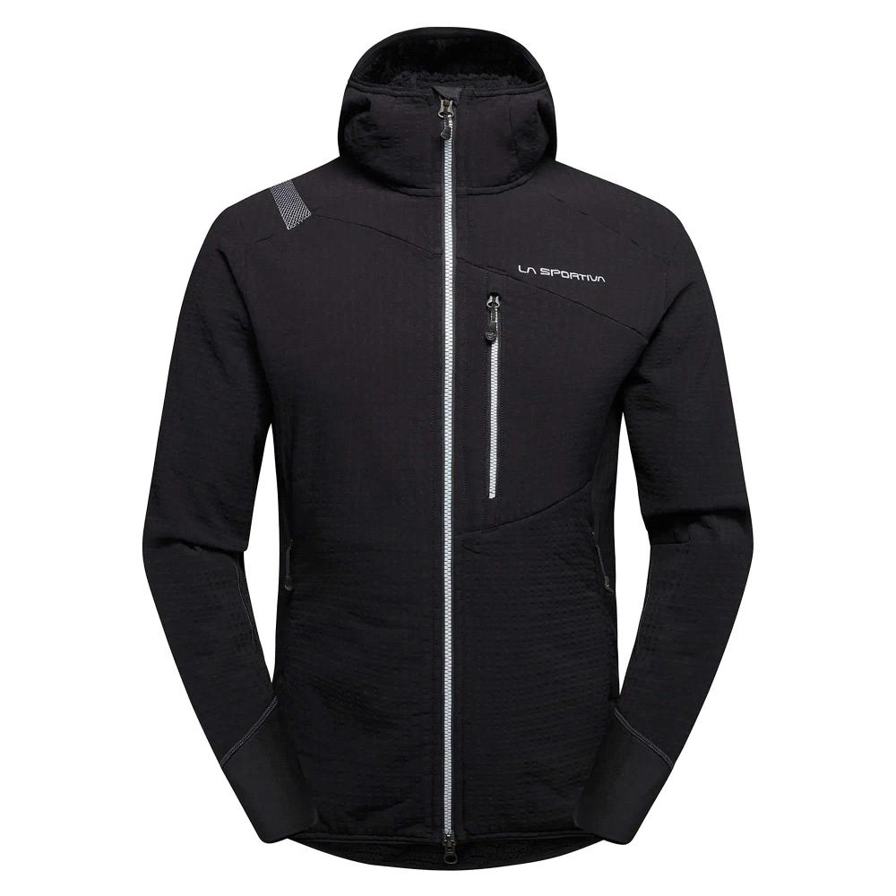 La Sportiva Bristen Thermal Hoody Black/Cloud S15-999907 fleeces en truien online bestellen bij Kathmandu Outdoor & Travel