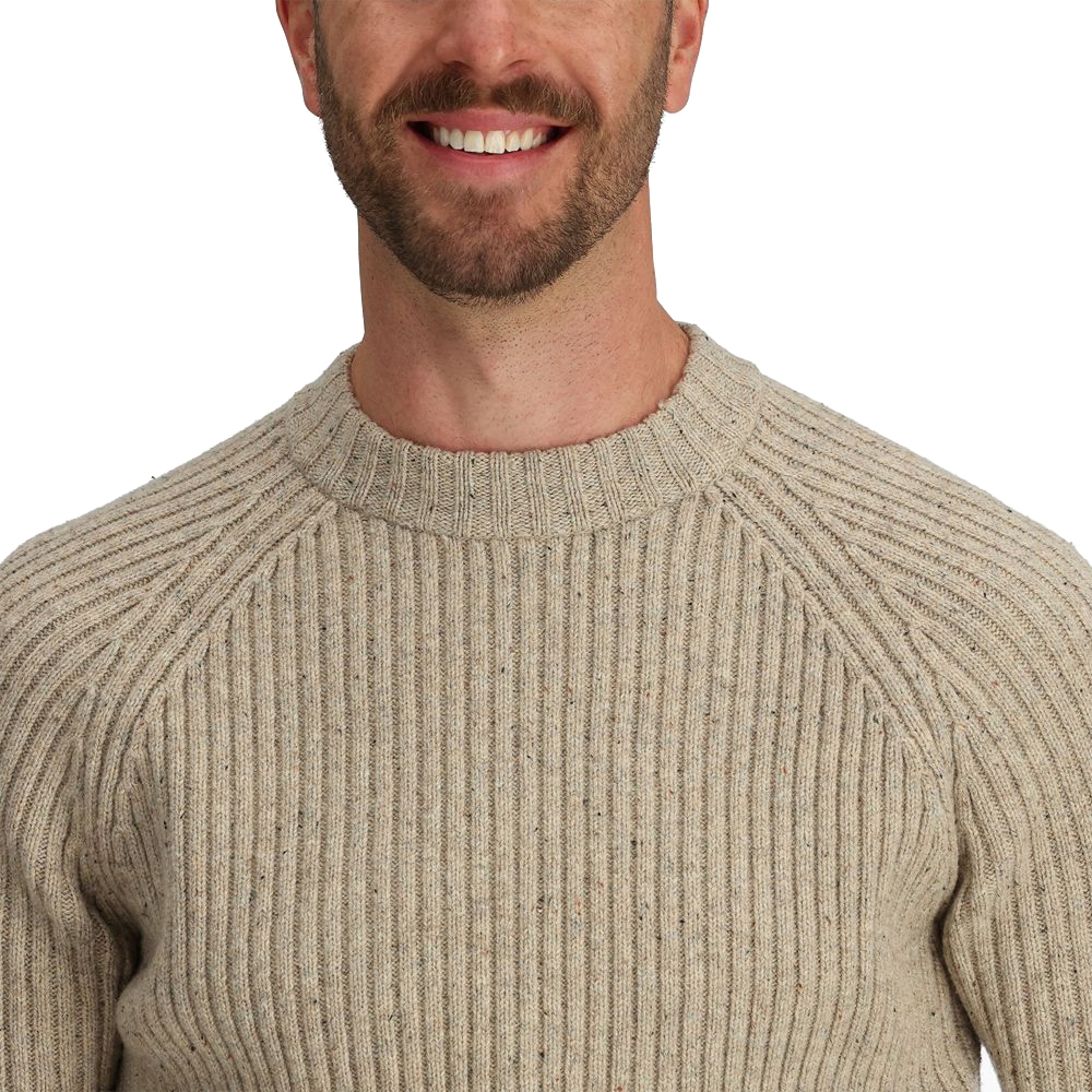 Royal Robbins Rockcraft Wool Crew Sandstone HTR Y12600125-158 fleeces en truien online bestellen bij Kathmandu Outdoor & Travel