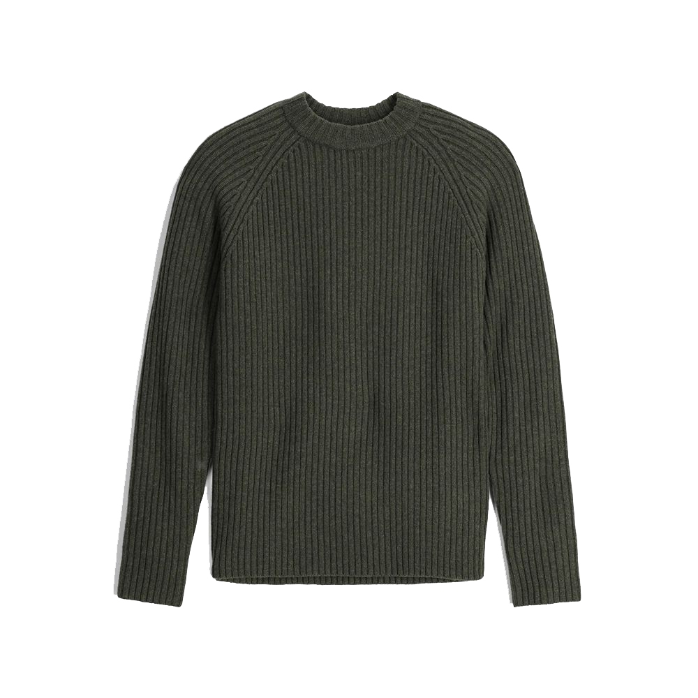 Royal Robbins Rockcraft Wool Crew Everglade HTR Y12600125-368 fleeces en truien online bestellen bij Kathmandu Outdoor & Travel