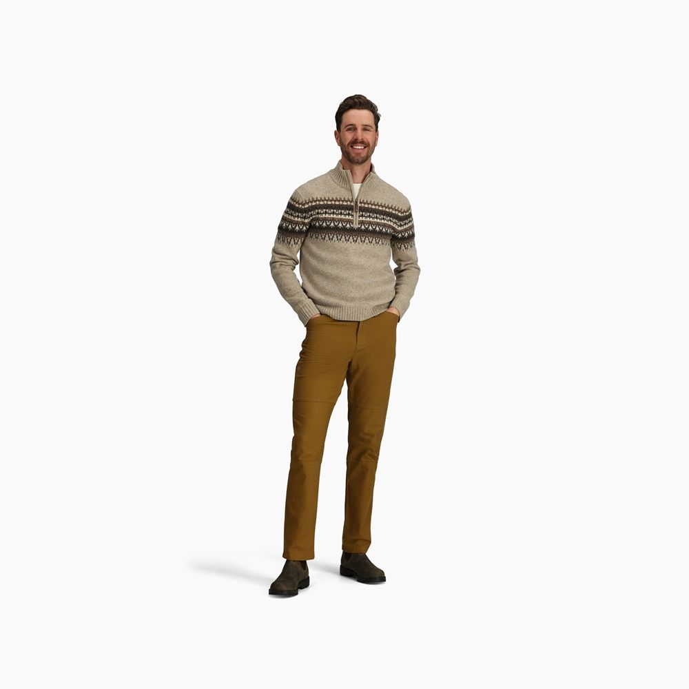 Royal Robbins Arch Rock 1/4 Zip Sandstone Kirkwood Pt Y12600130-114 fleeces en truien online bestellen bij Kathmandu Outdoor & Travel