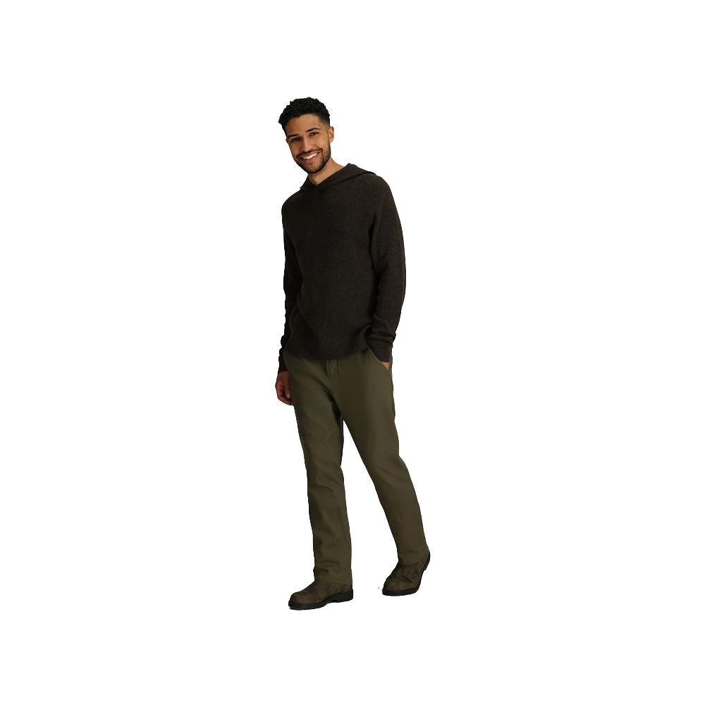 Royal Robbins Rockcraft Wool Hoodie Turkish Coffee HTR Y12600124-194 fleeces en truien online bestellen bij Kathmandu Outdoor & Travel