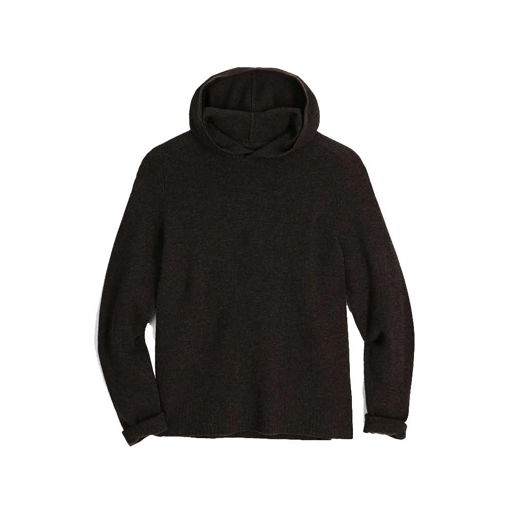 Royal Robbins Rockcraft Wool Hoodie Turkish Coffee HTR Y12600124-194 fleeces en truien online bestellen bij Kathmandu Outdoor & Travel