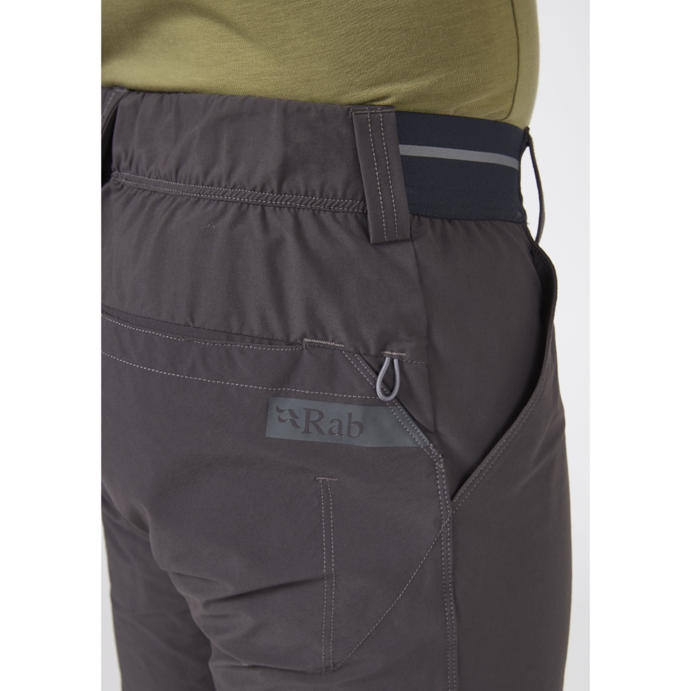 Rab Venant Shorts 11 inch Anthracite QFV-24-ANT broeken online bestellen bij Kathmandu Outdoor & Travel