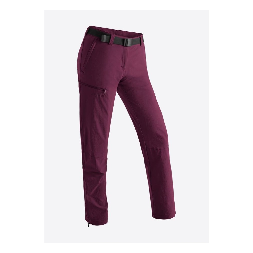 Maier Sports Inara Slim Regular Women's cherry wine 3000106-M10106 broeken online bestellen bij Kathmandu Outdoor & Travel