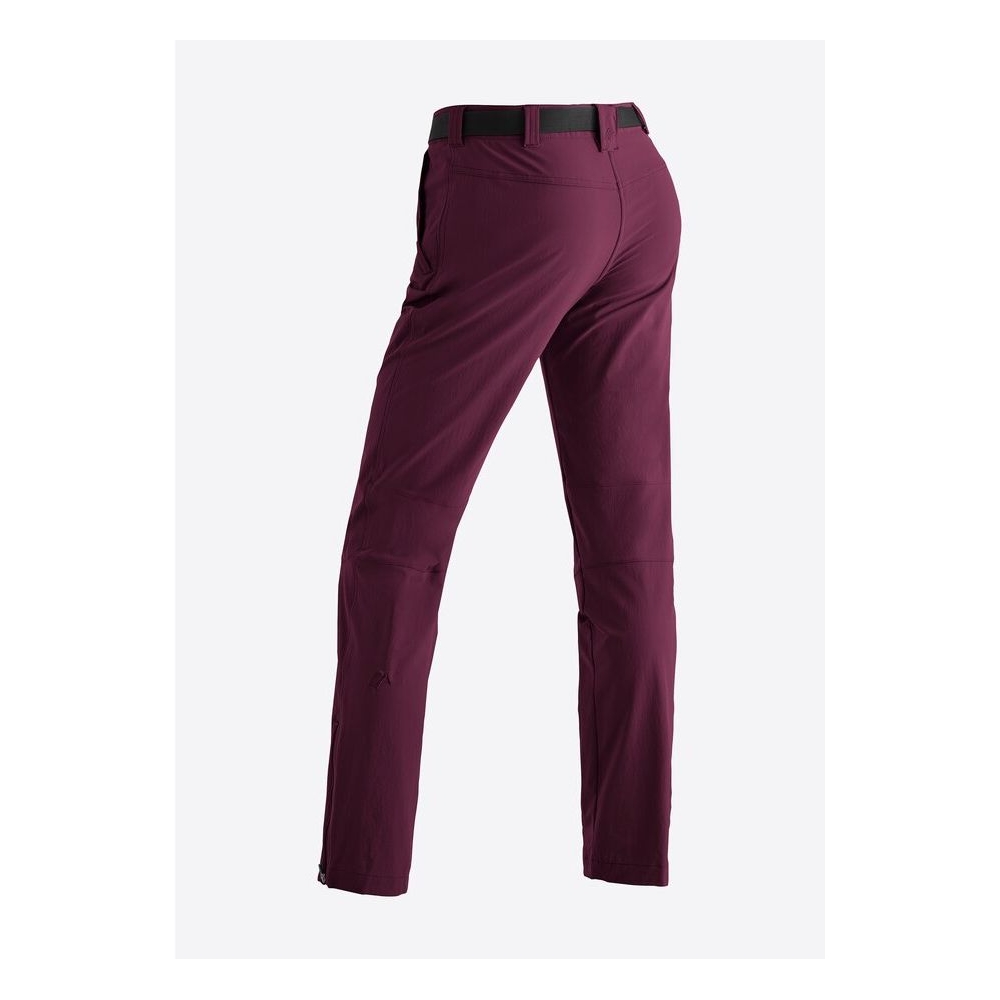 Maier Sports Inara Slim Regular Women's cherry wine 3000106-M10106 broeken online bestellen bij Kathmandu Outdoor & Travel