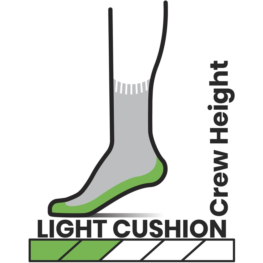 Smartwool Hike Light Cushion Crew Socks Hike Women's Ash SW0015730691 sokken online bestellen bij Kathmandu Outdoor & Travel