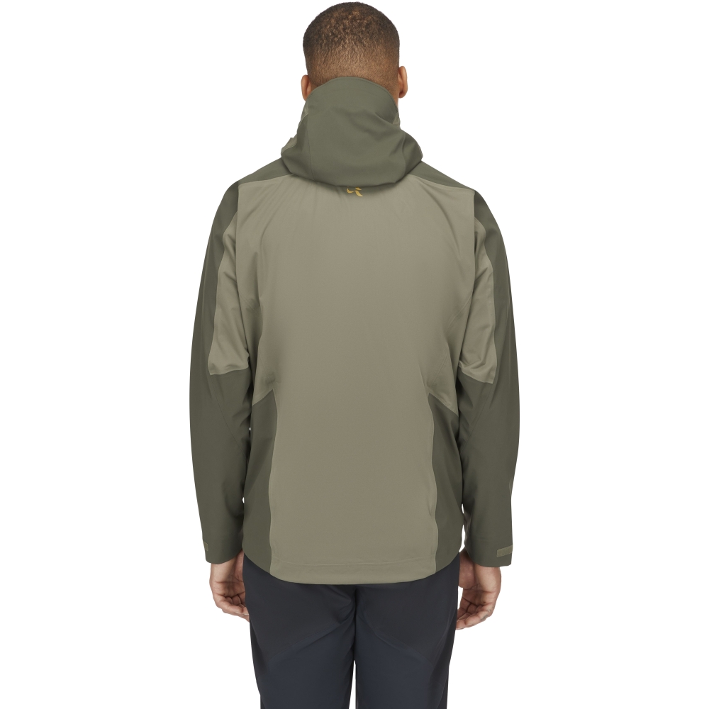 Rab Kinetic Alpine 2.0 Jacket Army/Light Khaki QWG-69-ALK jassen online bestellen bij Kathmandu Outdoor & Travel