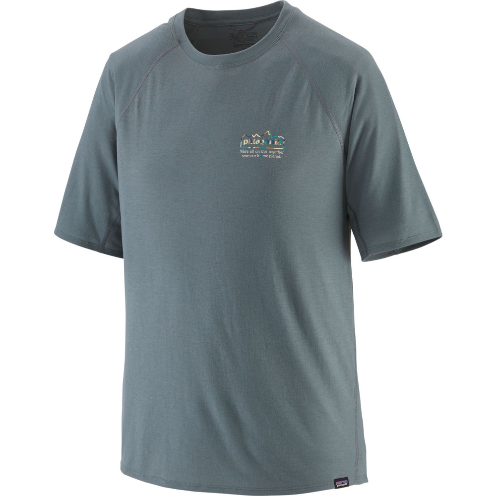 Patagonia Cap Cool Trail Graphic Shirt Unity Fitz: Nouveau Green 23720-UFZN shirts en tops online bestellen bij Kathmandu Outdoor & Travel