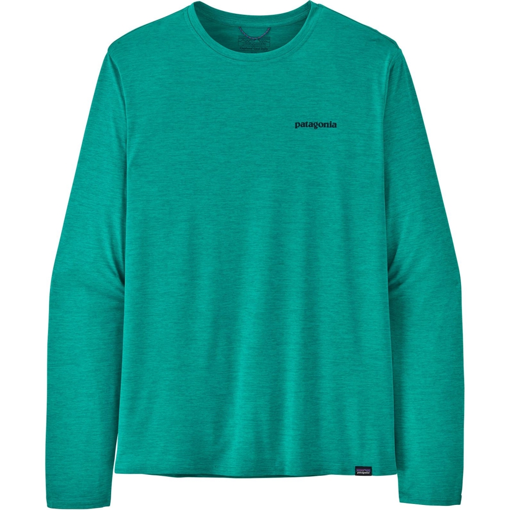 Patagonia L/S Cap Cool Daily Graphic Shirt - Waters Fitz Roy Trout: Subtidal Blue  45170-FSLX shirts en tops online bestellen bij Kathmandu Outdoor & Travel