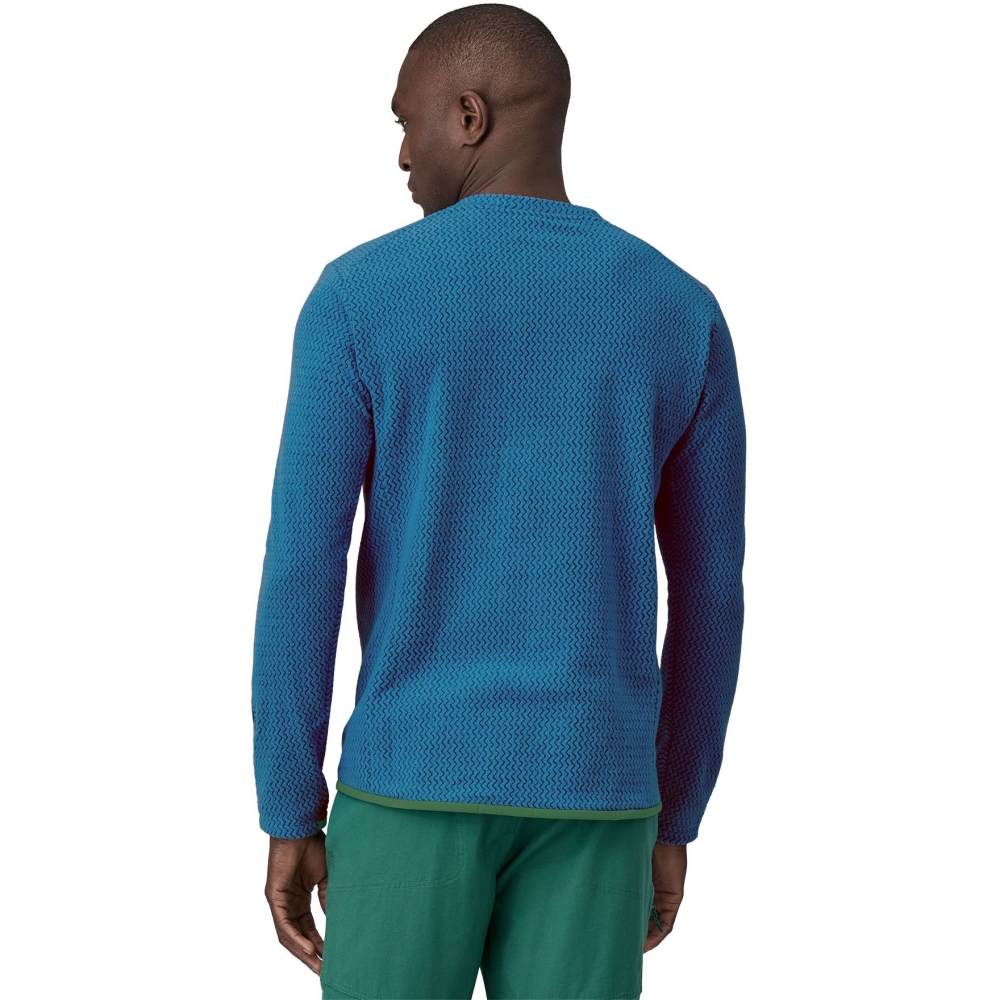 Patagonia R1 Air Crew Vessel Blue 40235-VSLB fleeces en truien online bestellen bij Kathmandu Outdoor & Travel