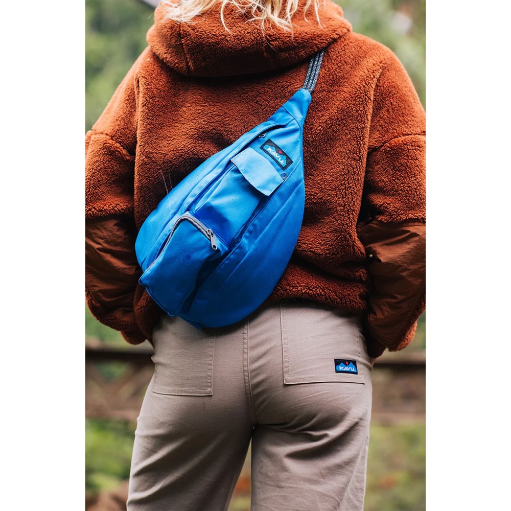 Kavu Mini Rope Sling Blue Spark 9191-2387 tassen online bestellen bij Kathmandu Outdoor & Travel