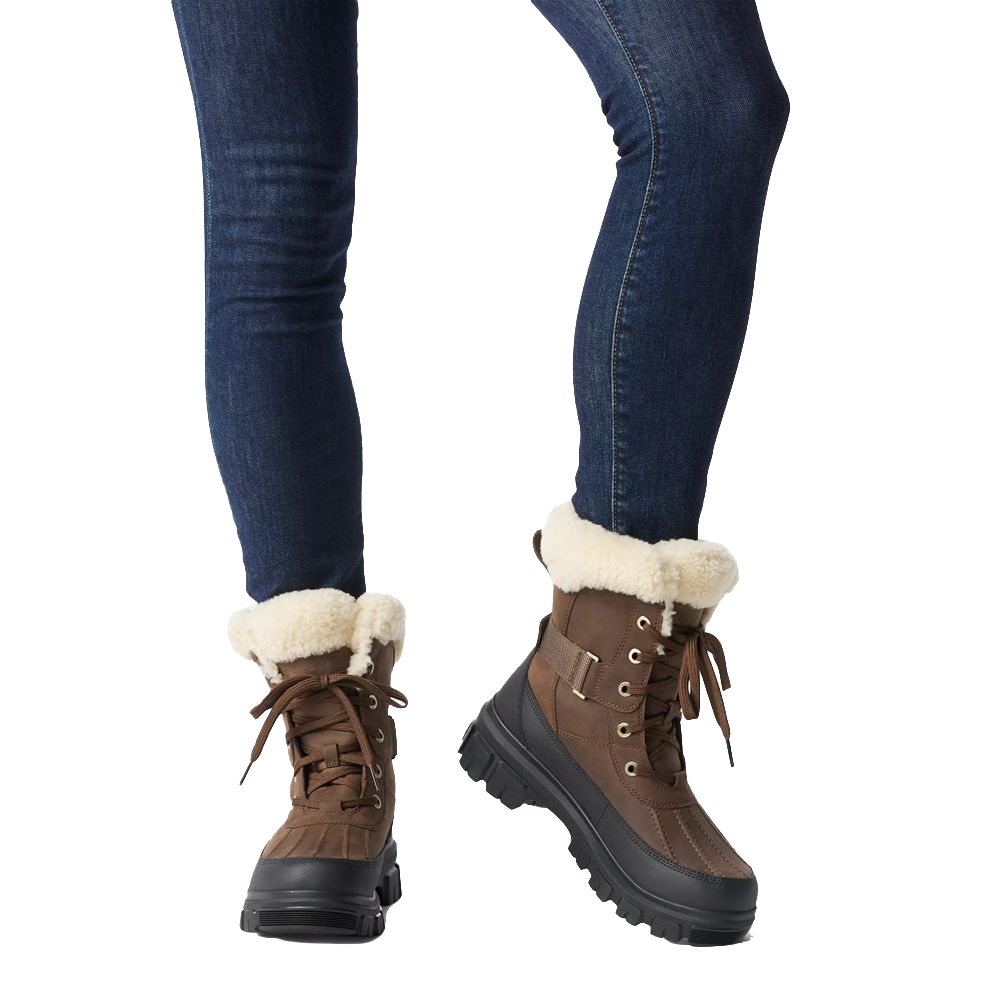 Sorel Torino V Parc WP Tobacco, Black 2106721256 wandelschoenen dames online bestellen bij Kathmandu Outdoor & Travel