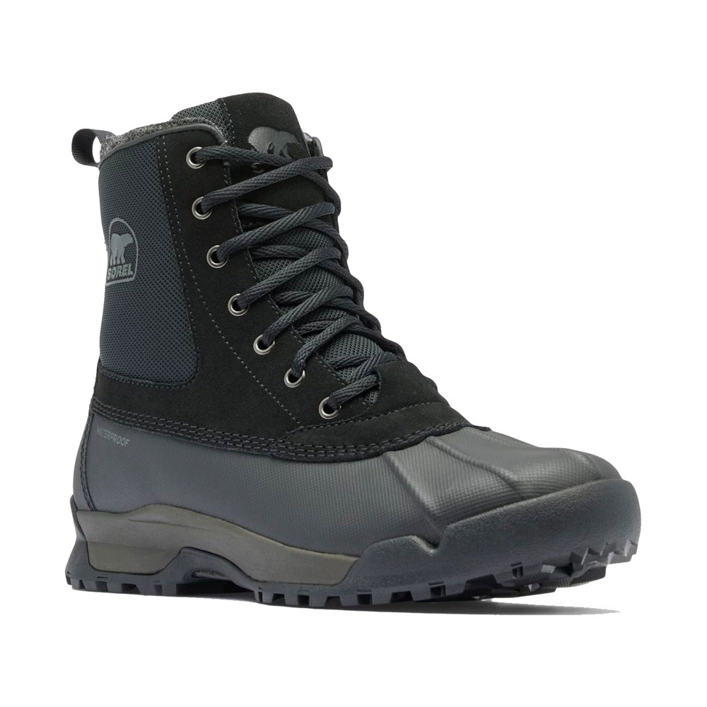 Sorel Buxton Lite Boot WP Black, Black 2078361010 wandelschoenen heren online bestellen bij Kathmandu Outdoor & Travel