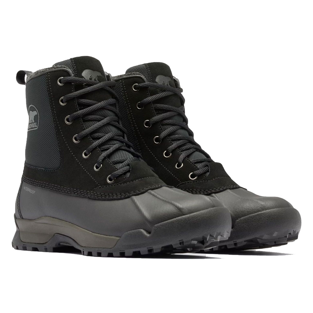 Sorel Buxton Lite Boot WP Black, Black 2078361010 wandelschoenen heren online bestellen bij Kathmandu Outdoor & Travel