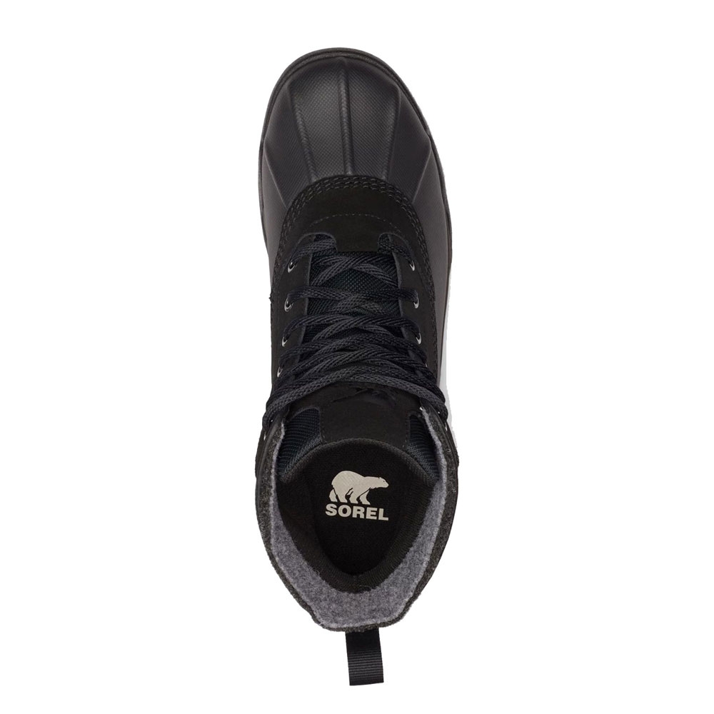 Sorel Buxton Lite Boot WP Black, Black 2078361010 wandelschoenen heren online bestellen bij Kathmandu Outdoor & Travel