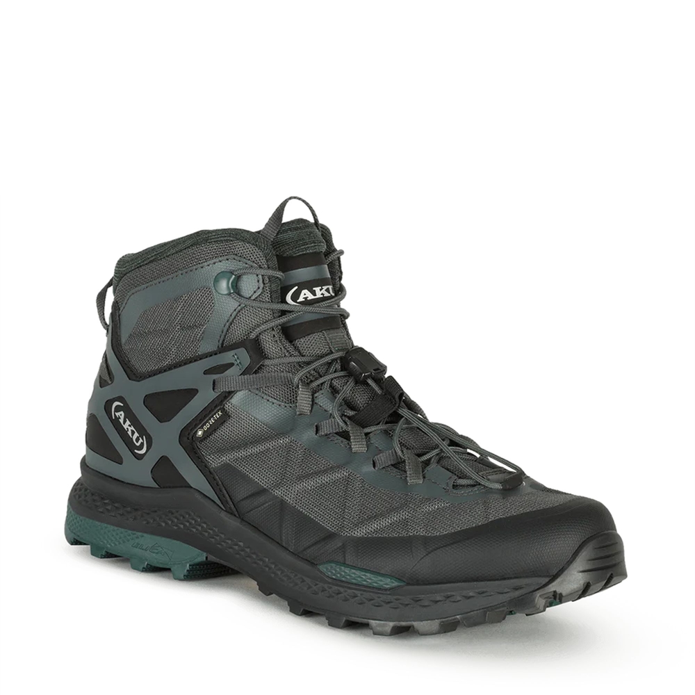 AKU Rocket Mid DFS GTX Grey/Green 710-496 wandelschoenen heren online bestellen bij Kathmandu Outdoor & Travel