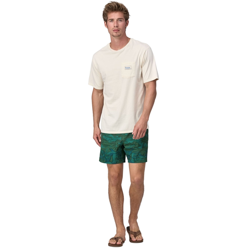 Patagonia Hydropeak Volley Shorts - 16 in. Cliffs and Coves: Conifer Gree 86435-CLGN broeken online bestellen bij Kathmandu Outdoor & Travel