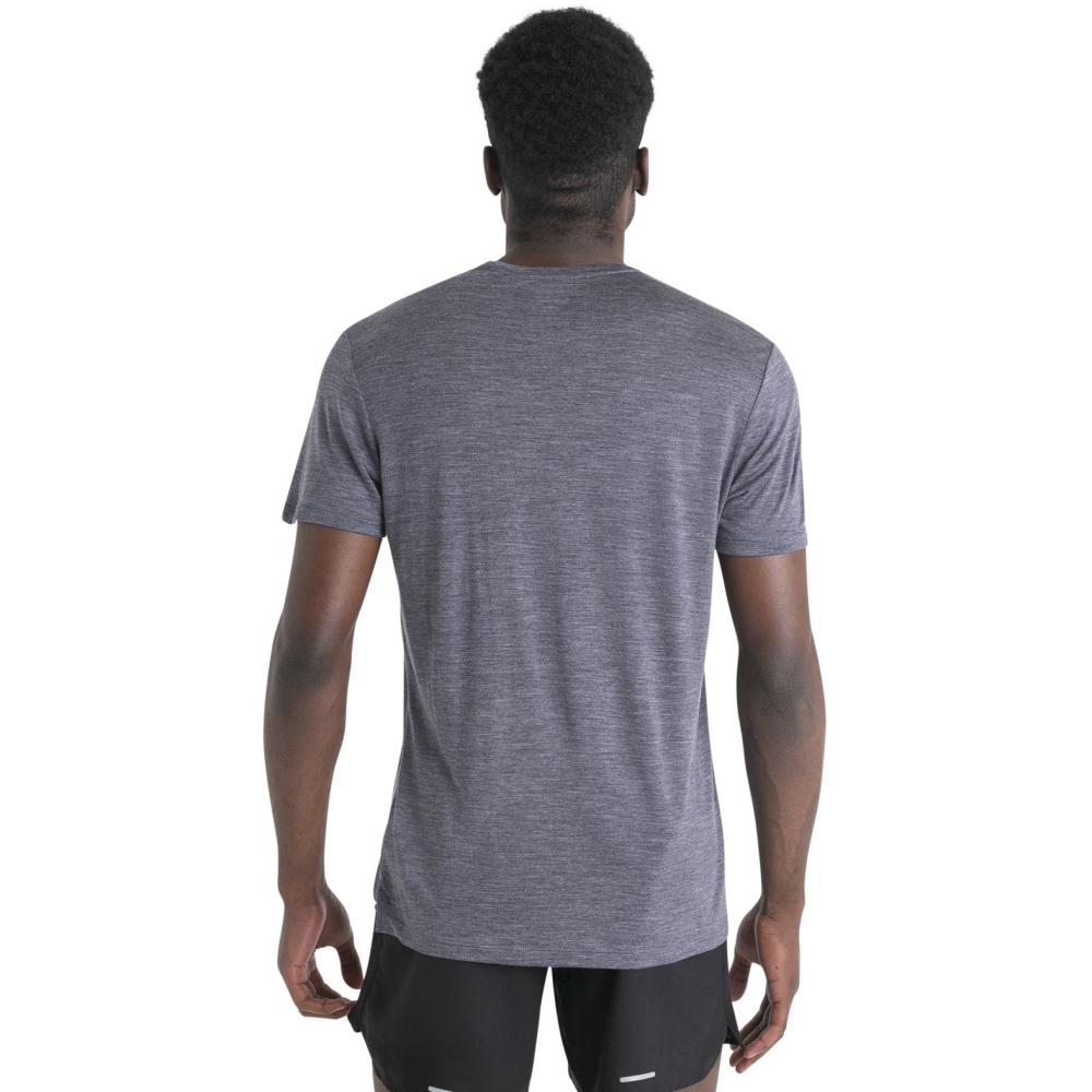 Icebreaker Mer 125 Cool-Lite Sphere III SS Tee Midnight Navy Heather IB0A56ZM4-401 shirts en tops online bestellen bij Kathmandu Outdoor & Travel