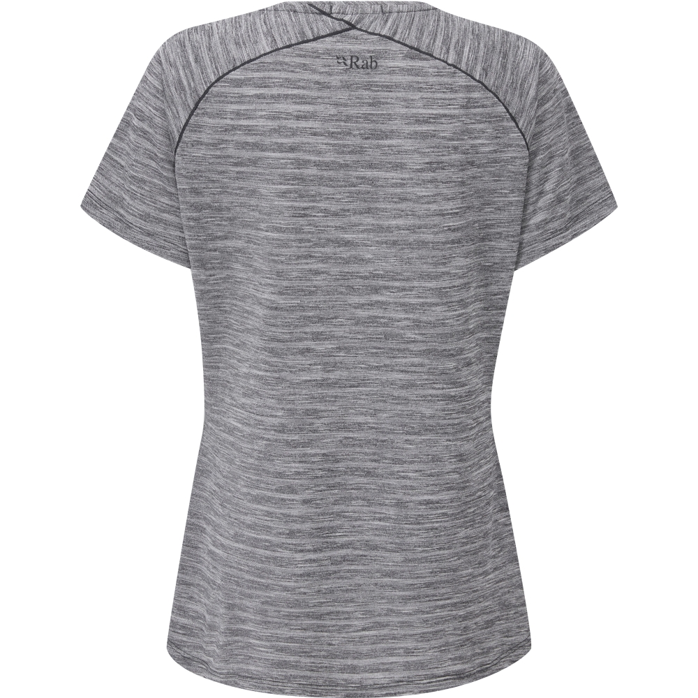 Rab Wisp Tee Women's Ebony QBL-12-EB shirts en tops online bestellen bij Kathmandu Outdoor & Travel