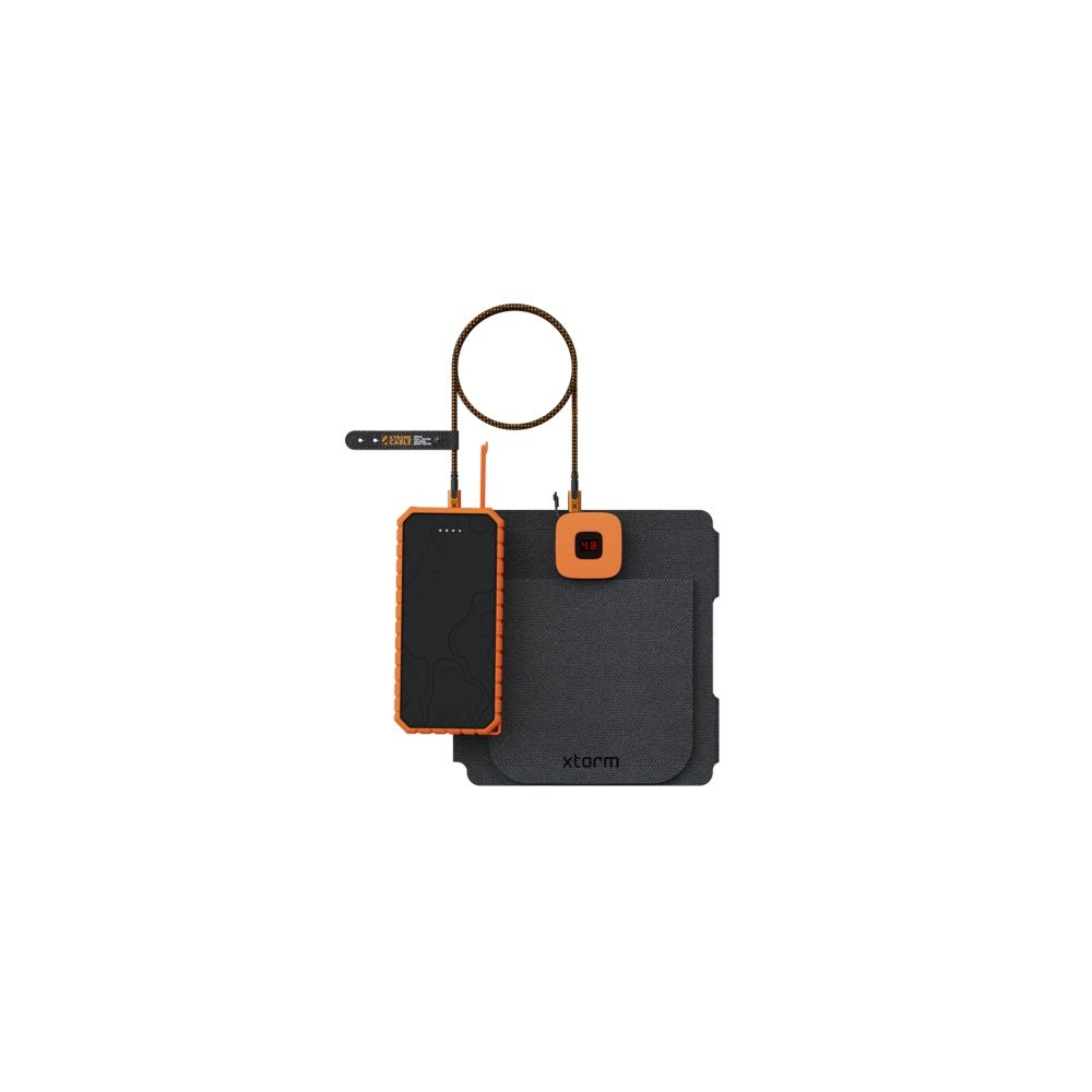 Xtorm SolarBooster 28 Watts panel Black XR2S28 energie & electronica online bestellen bij Kathmandu Outdoor & Travel