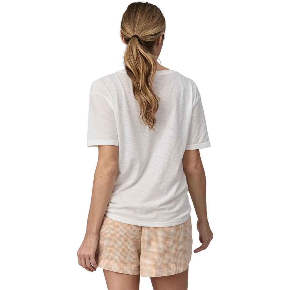 Patagonia S/S Mainstay Top Women's White 42315-WHI shirts en tops online bestellen bij Kathmandu Outdoor & Travel