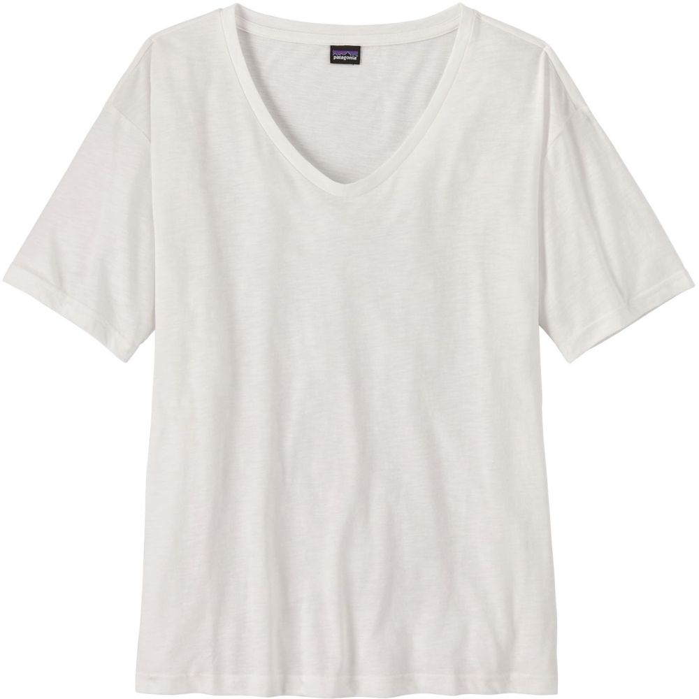 Patagonia S/S Mainstay Top Women's White 42315-WHI shirts en tops online bestellen bij Kathmandu Outdoor & Travel
