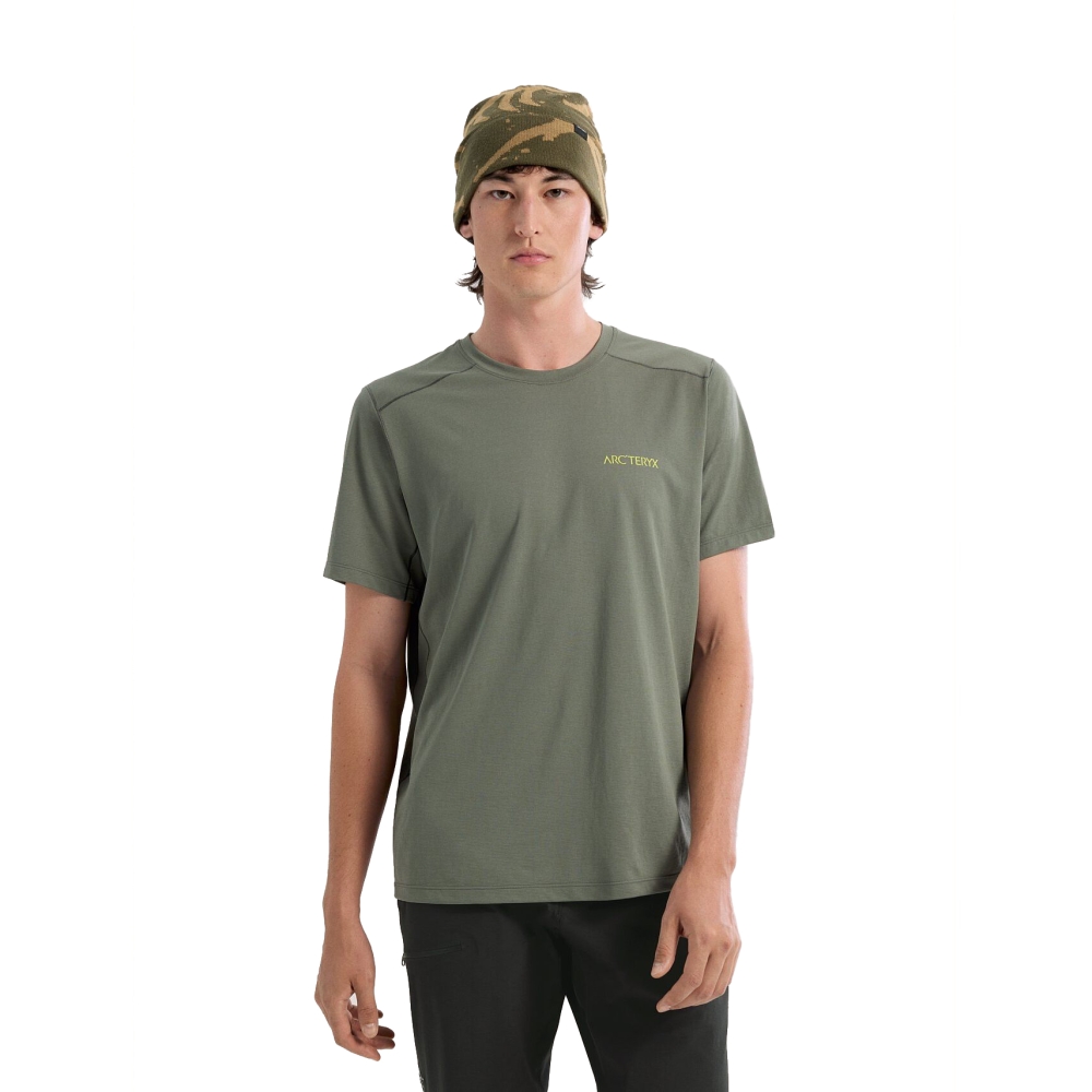 Arc'teryx Cormac Arc'Bird Logo SS Forage Heather II 7994-021146 shirts en tops online bestellen bij Kathmandu Outdoor & Travel