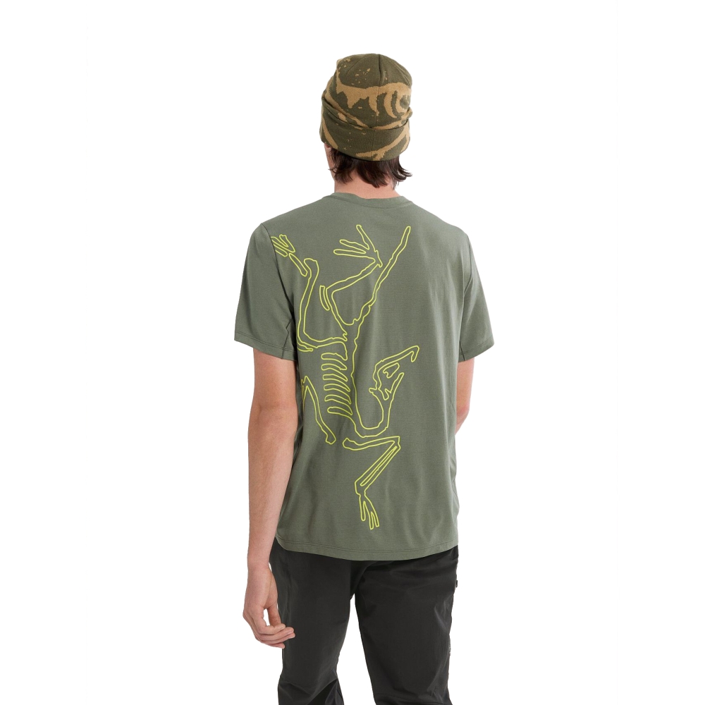 Arc'teryx Cormac Arc'Bird Logo SS Forage Heather II 7994-021146 shirts en tops online bestellen bij Kathmandu Outdoor & Travel
