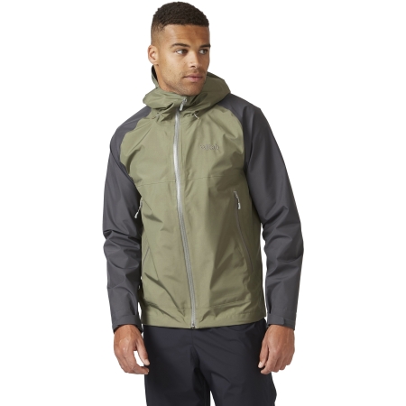 Rab  Namche Paclite Jacket Graphene/Light Khaki 