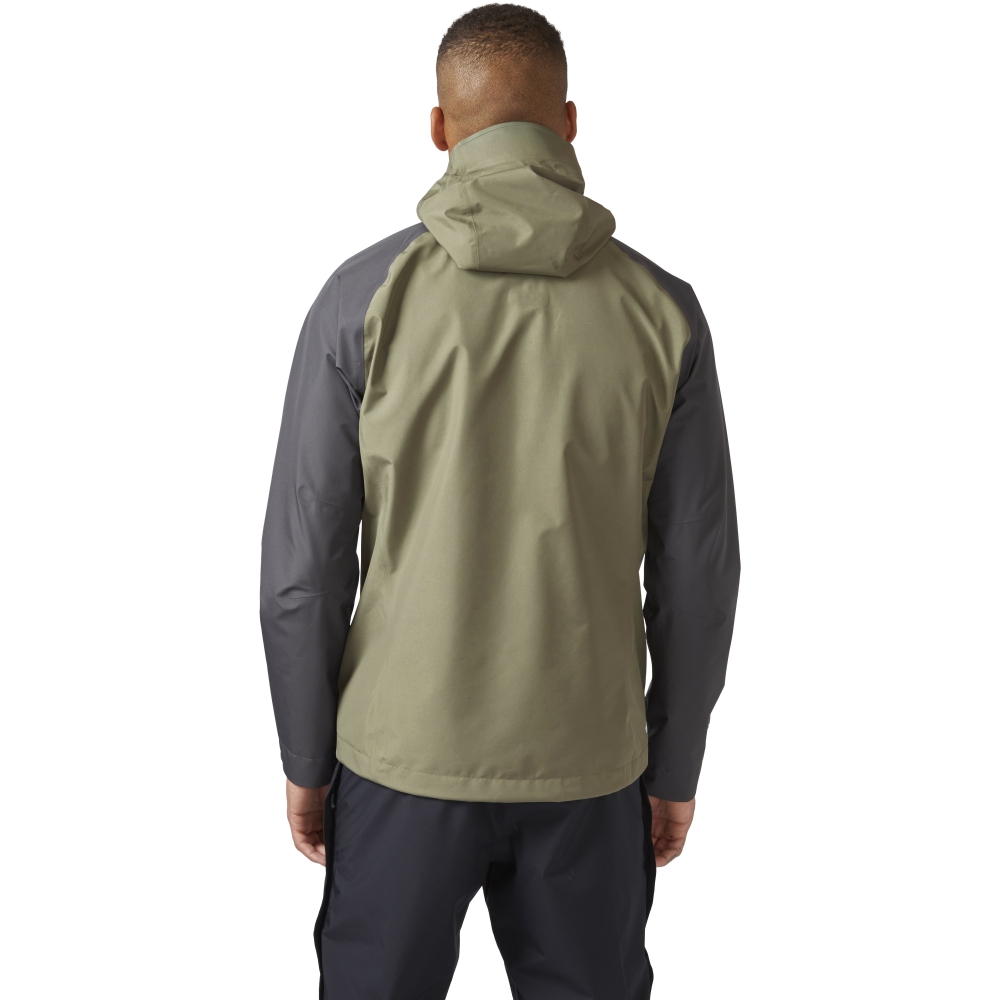 Rab Namche Paclite Jacket Graphene/Light Khaki QWH-59-GLK jassen online bestellen bij Kathmandu Outdoor & Travel
