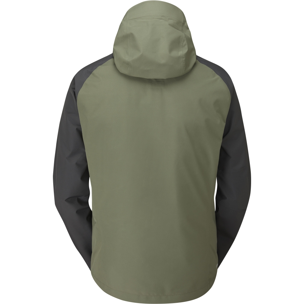Rab Namche Paclite Jacket Graphene/Light Khaki QWH-59-GLK jassen online bestellen bij Kathmandu Outdoor & Travel