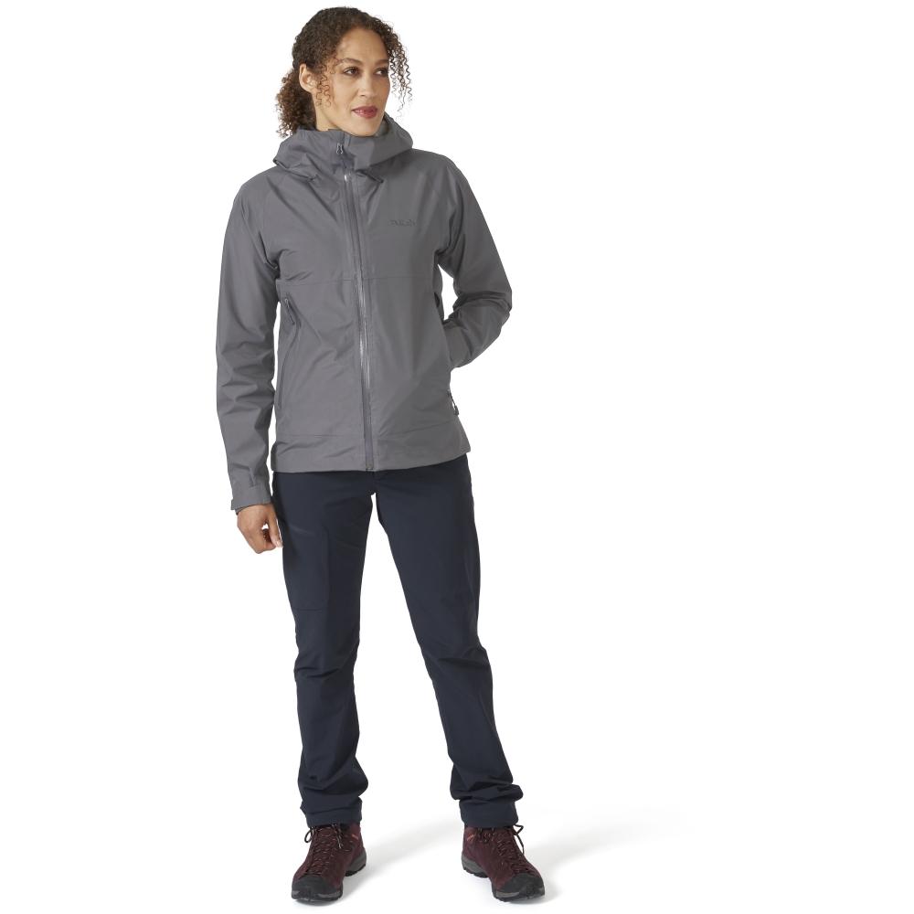 Rab Namche Paclite Jacket Women's Graphene QWH-60-GRH jassen online bestellen bij Kathmandu Outdoor & Travel